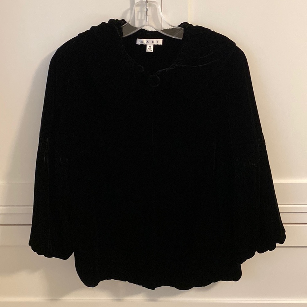 Cabi velvet Jacket with beautiful silk lining. Like new!